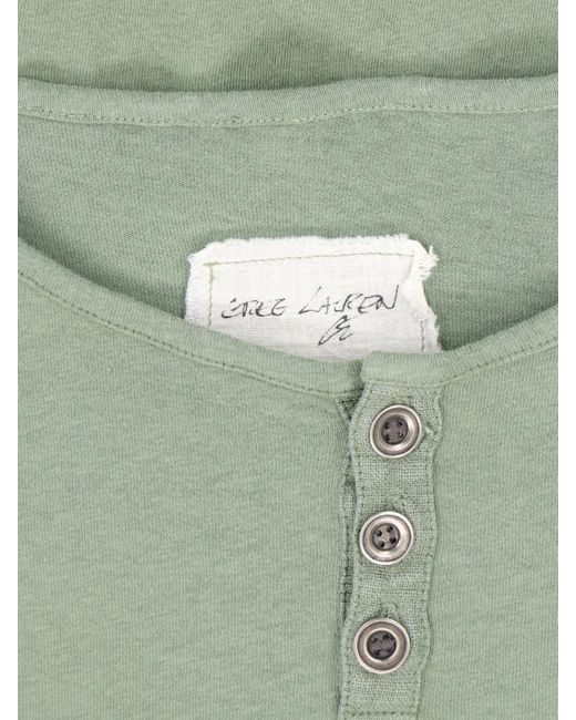T-Shirt Girocollo di Greg Lauren in Green da Uomo