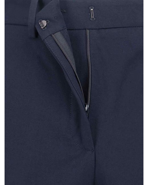 Incotex Blue Cotton Pants