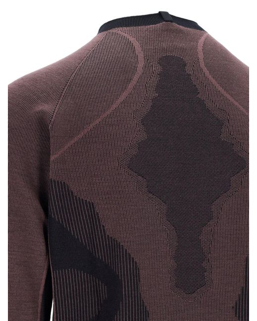 Oakley Purple Technical Sweater “Latutide Veil” for men