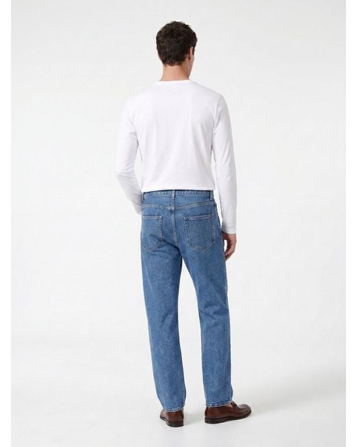 The Row Blue "Morton" Straight Jeans for men