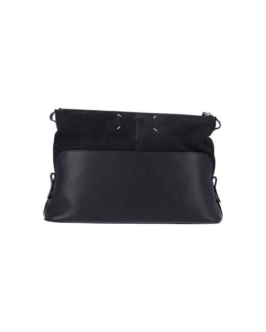 Maison Margiela Black Shoulder Pouch "5Ac Soft"