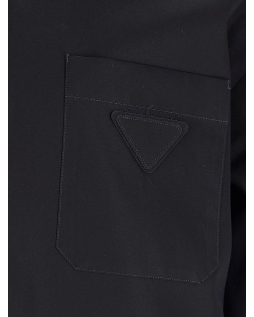 Prada Blue Zip Shirt for men