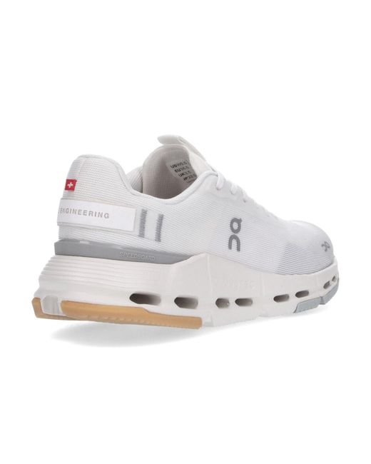 On Shoes White Sneakers "Cloudnova Form 2"