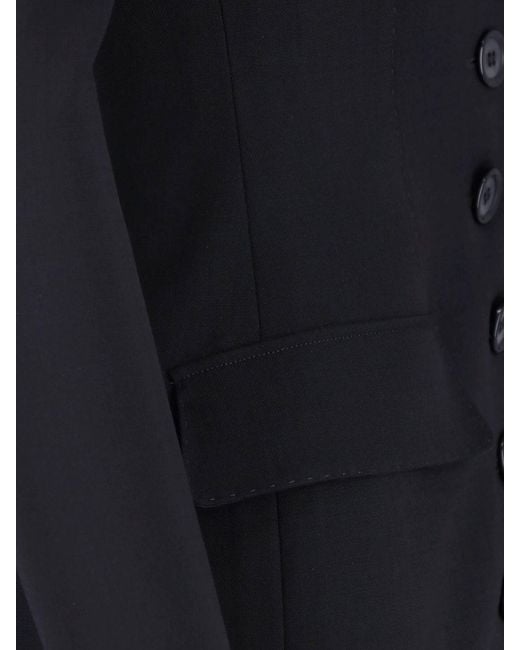 Dolce & Gabbana Black Tailored Virgin Wool & Elastane Jacket