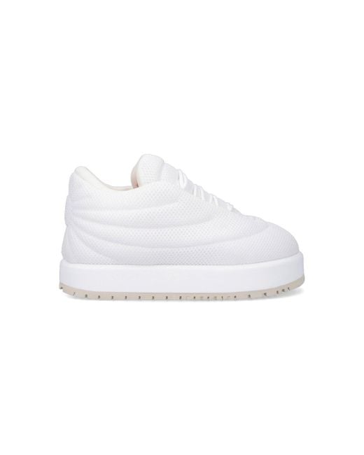 PDF White "Nuvola Mesh" Sneakers for men