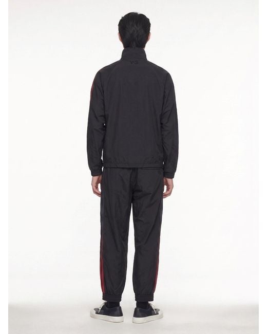 Y-3 Blue Gradient 3 Stripes Zip-Through Knit Sweatshirt for men