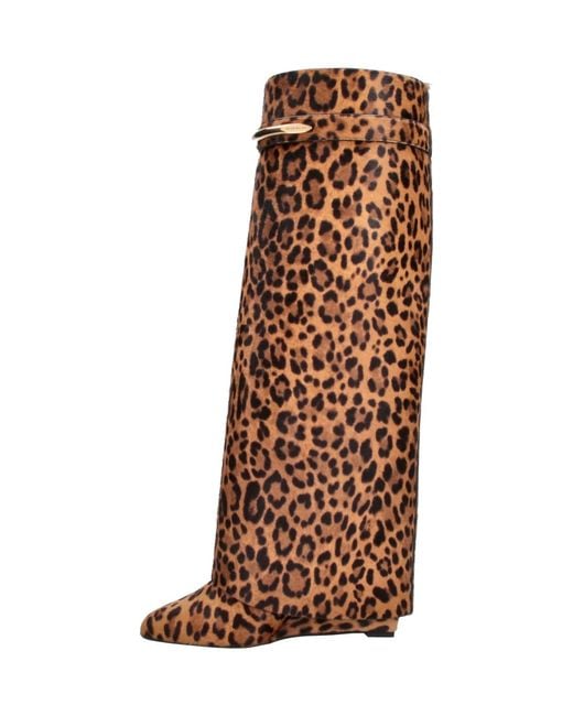 Givenchy Brown Boots "Shark Pinch"