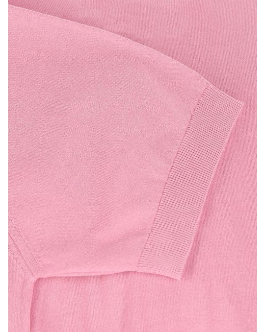 John Smedley Pink T-Shirt "Kempton" for men