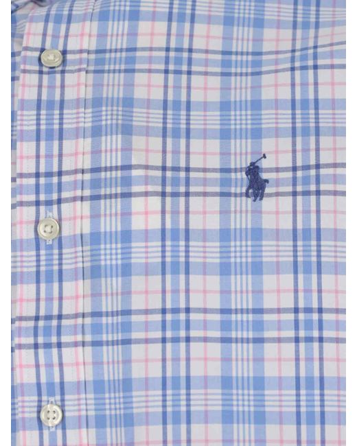 Polo Ralph Lauren Blue Shirts Cotton for men