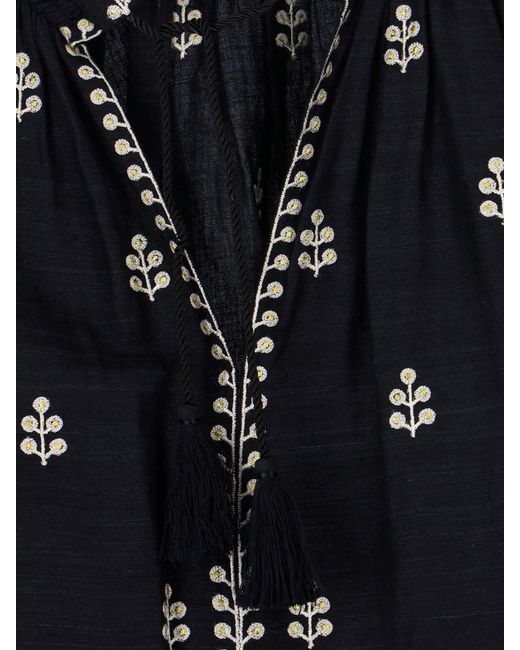 Isabel Marant Black Tailored Shirt With Pointed Collar