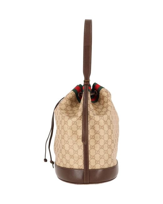 Gucci Natural Large Bucket Bag "Venice"