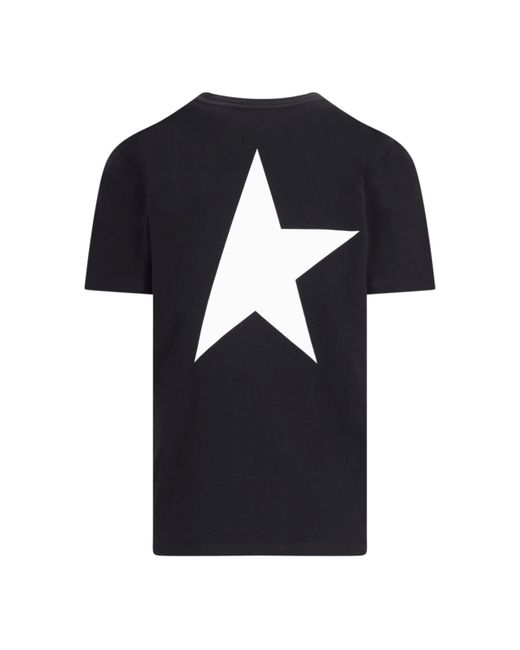 T-Shirt Logo di Golden Goose Deluxe Brand in Black