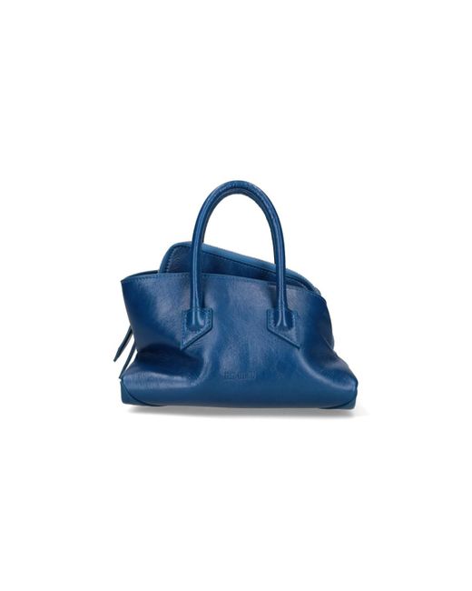 The Attico Blue "La Passeggiata" Mini Bag