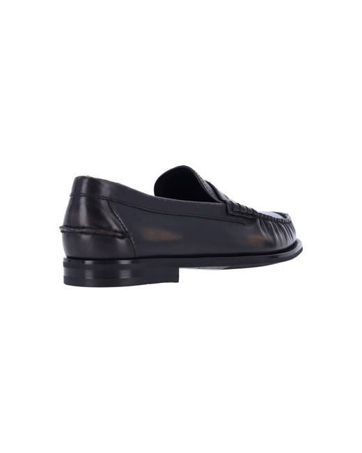 Prada Black Calfskin Loafers for men