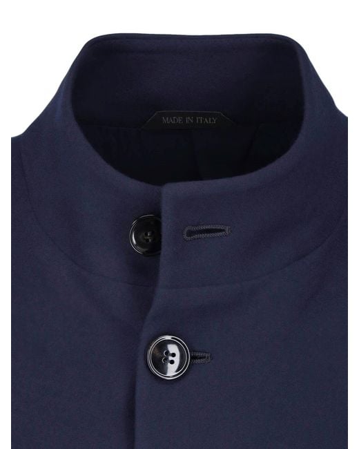 Giorgio Armani Blue Virgin Wool Blazer for men