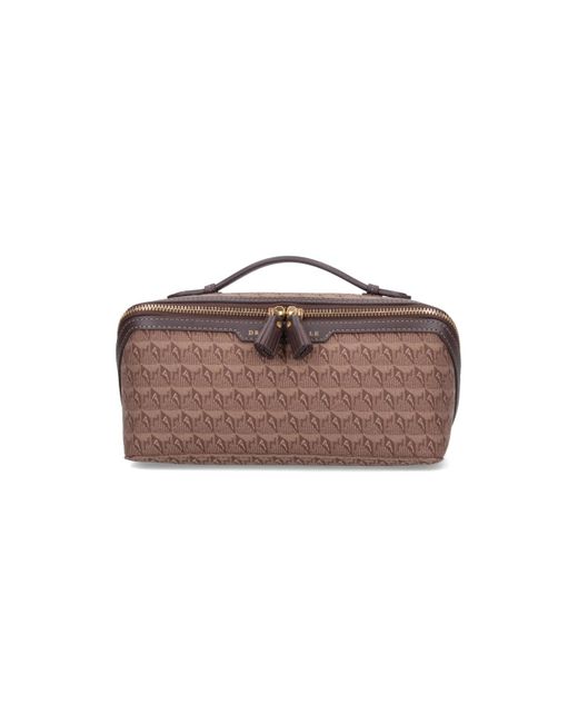 Anya Hindmarch Brown 'pack Away' Pouch