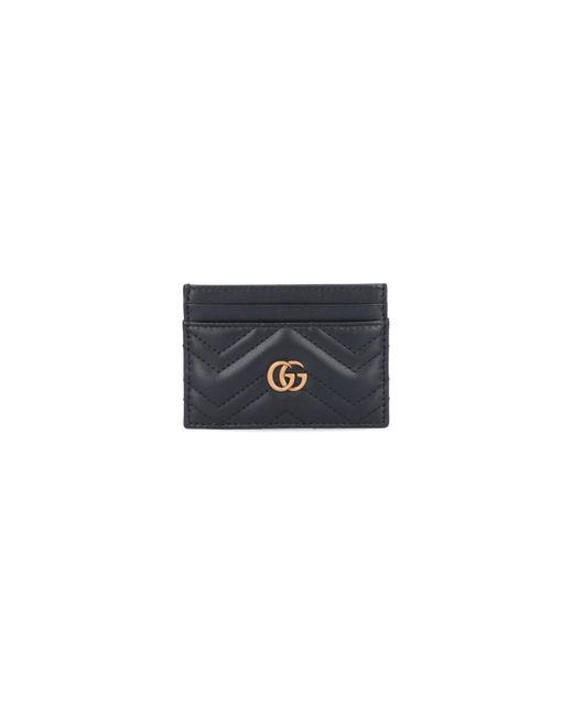 Gucci 'Gg Marmont' Card Holder in Black Lyst