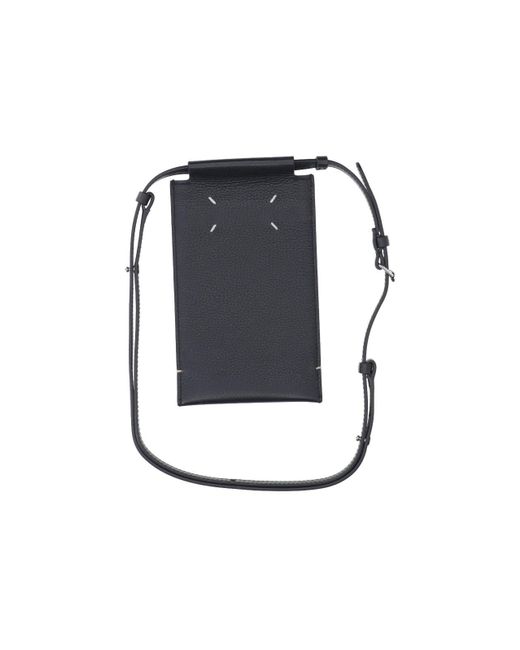 Porta Smartphone Logo di Maison Margiela in Black