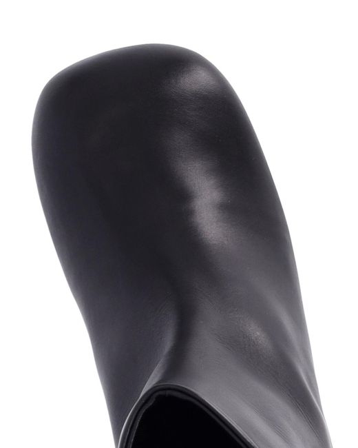 Sacai Black Puller Ankle Boots