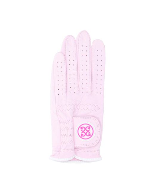 G/FORE Pink Logo Golf Gloves