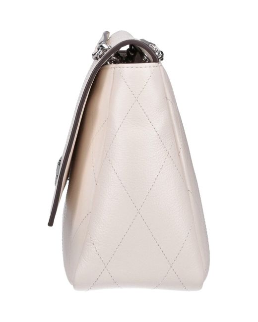Tory Burch White Shoulder Bag "Charlie"
