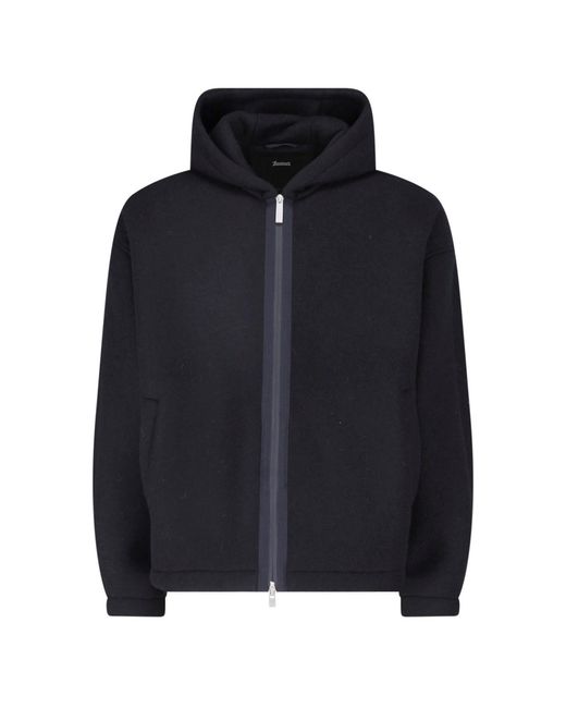 Laminar Blue Hooded Jacket for men
