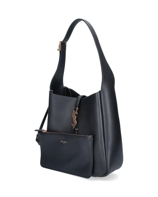 Saint Laurent Black Small Shoulder Bag "Le 5 À 7"