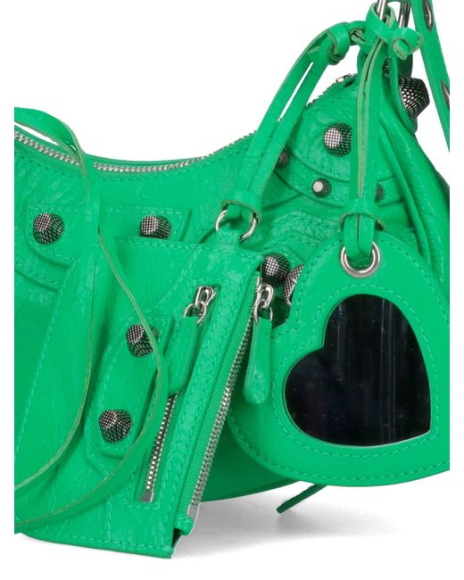 Balenciaga Green 'le Cagole Xs' Shoulder Bag