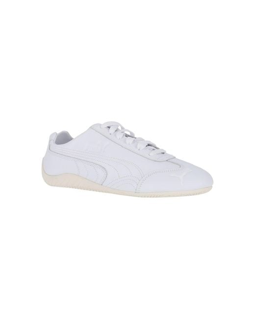 PUMA White Sneakers Upper: Leather for men