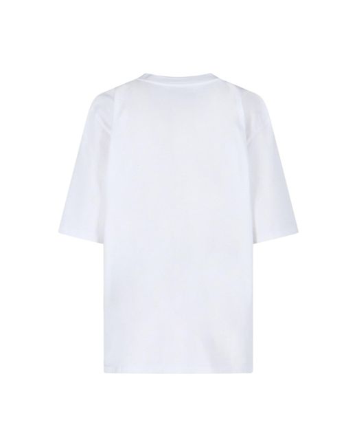 T-Shirt "Mouth Graphic" di Fiorucci in White