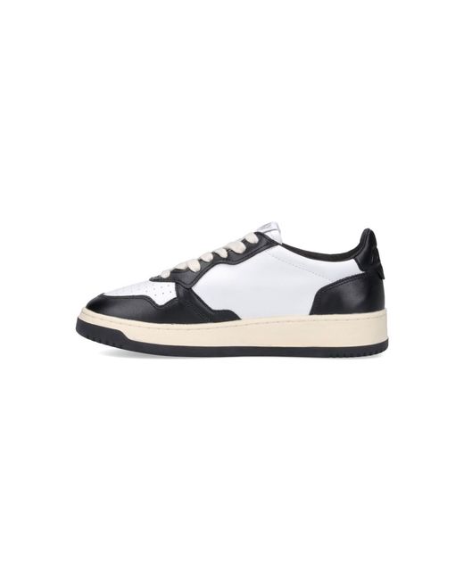Autry White Medalist" Low Sneakers for men