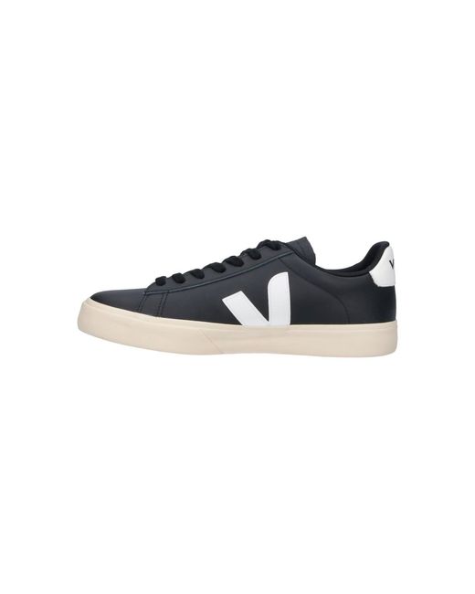 Veja Blue Sneakers Upper: Leather for men