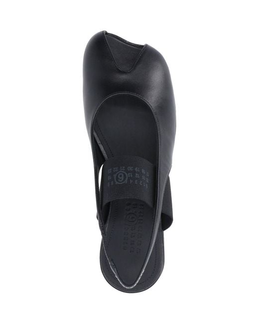 MM6 by Maison Margiela Black "Tabi" Sandals