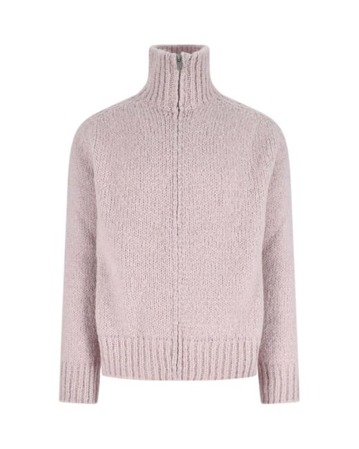 Jil Sander Pink Mohair-Alpaca Sweater for men