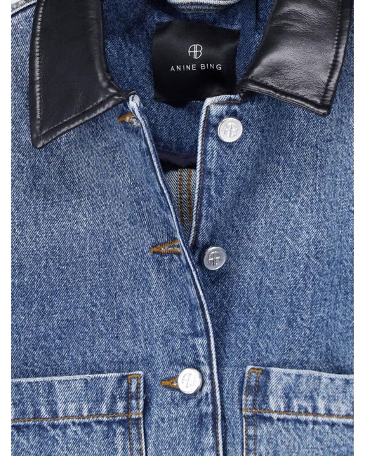 Anine Bing Blue Jacket “Yuma”