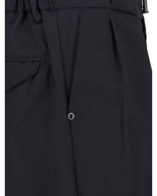 White Sand Blue Belt Shorts for men