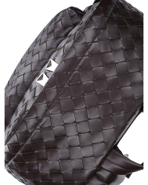 Bottega Veneta Gray 'Intrecciato' Backpack for men