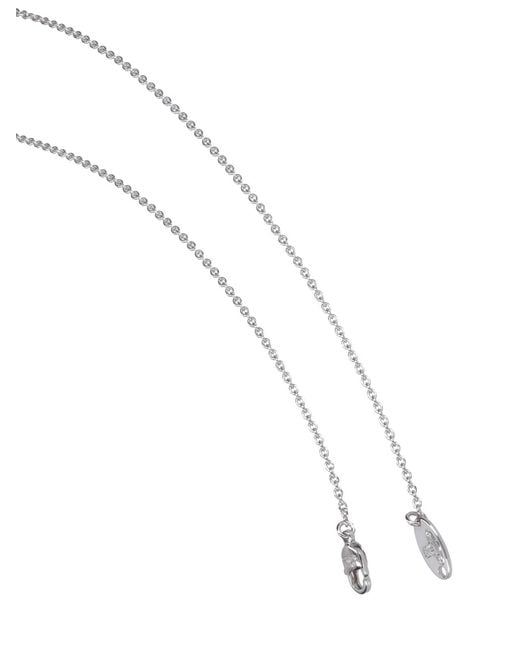Vivienne Westwood White Necklace "Orb" for men