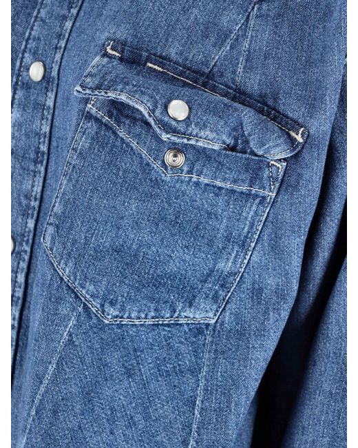 Polo Ralph Lauren Blue Western Denim Shirt
