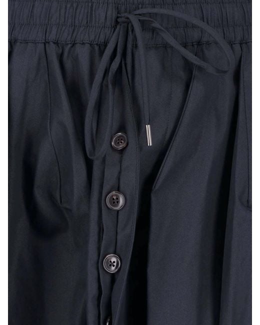 Vivienne Westwood Blue Cotton Wide-Leg Pants for men