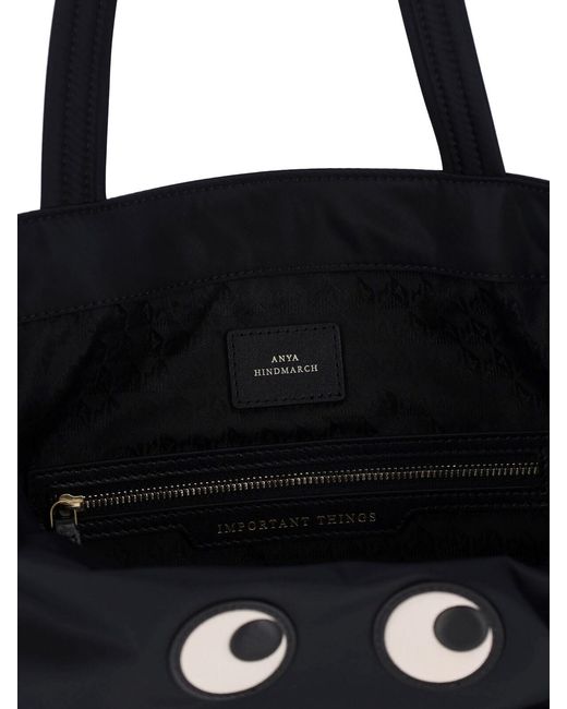 Anya Hindmarch Black Bags Fabric 1: Econyl