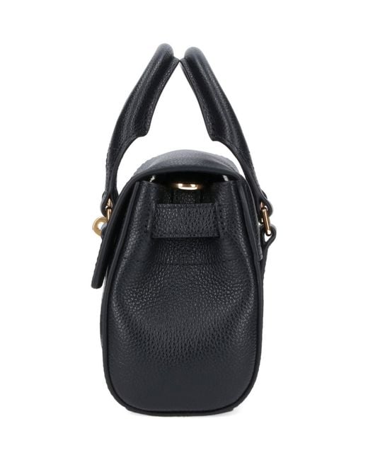 Mulberry Blue Bovine Leather Crossbody Bag For