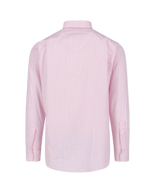 Polo Ralph Lauren Pink Striped Shirt for men
