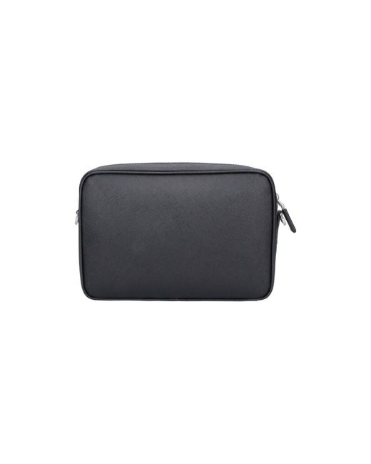 Prada Black Shoulder Bag Logo for men