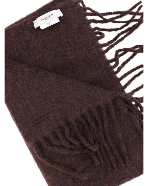 Golden Goose Deluxe Brand Brown Alpaca Blend Scarf for men