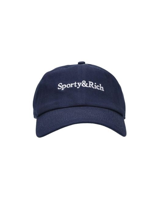 Sporty & Rich Blue Sporty Mini Cotton Cap