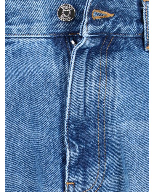 Jeans Dettaglio Medusa di Versace in Blue da Uomo