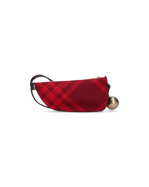 Burberry Red 'shield' Mini Bag
