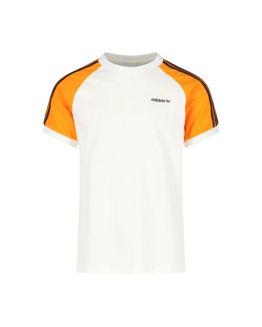 Adidas White '80s Premium' T-shirt for men