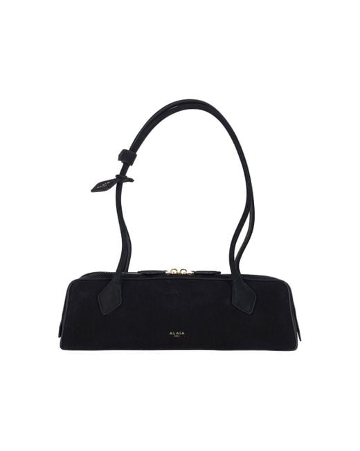 Borsa A Spalla Media "Le Teckel" di Alaïa in Black